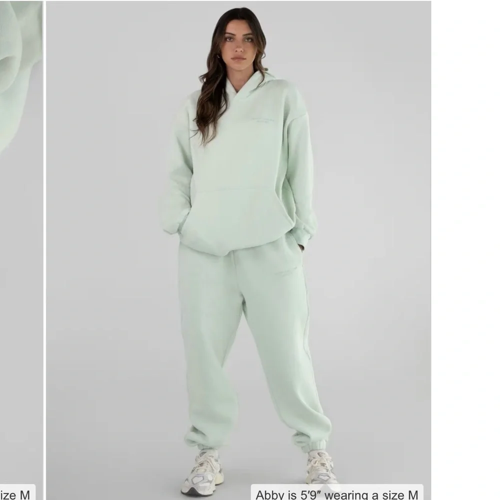 Cmfrt Collection Pastel Edit Mint Green Sweatpants Size Large NWOT Men Women - Picture 4 of 9